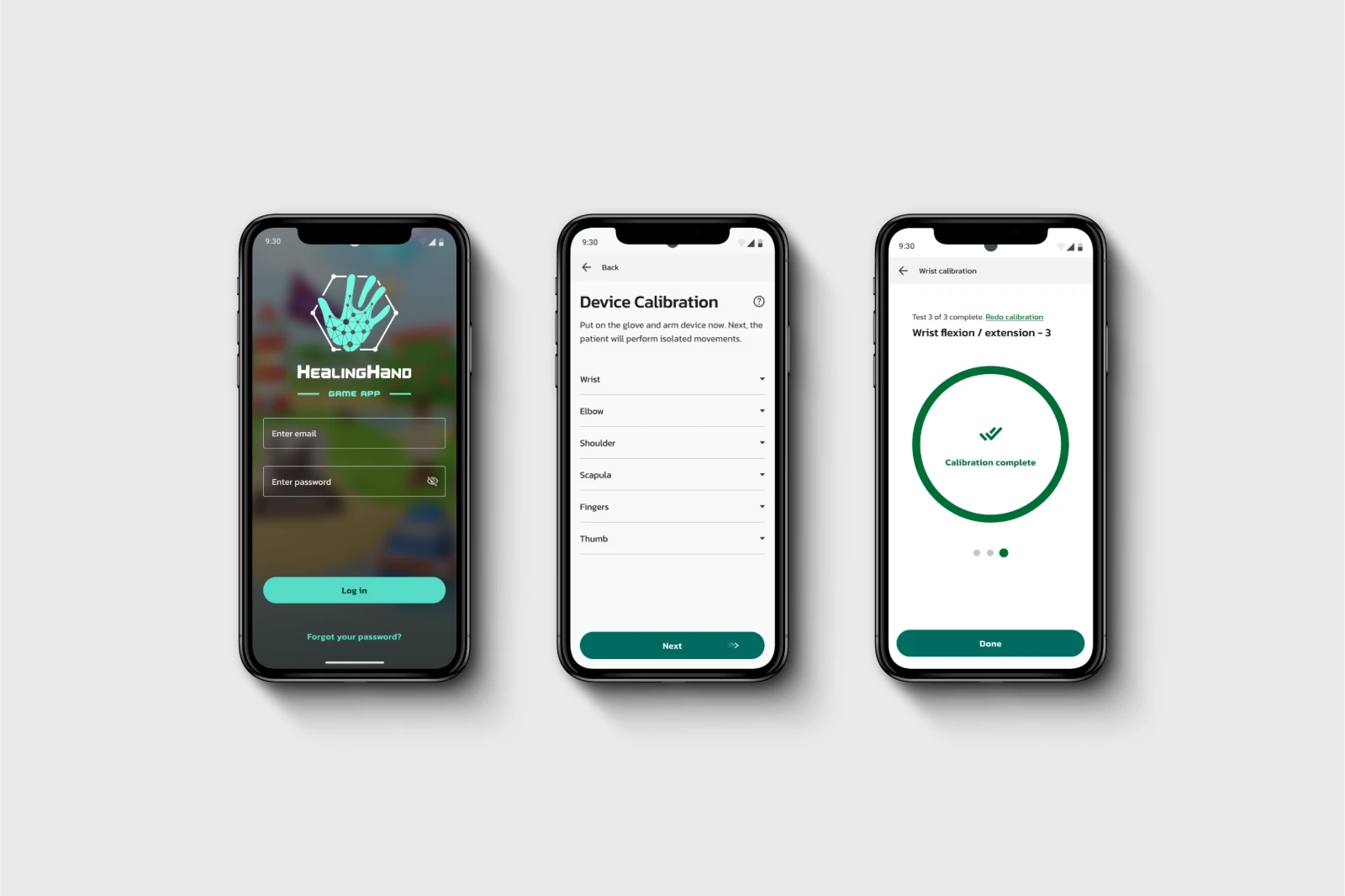 Healinghand - Three Screens