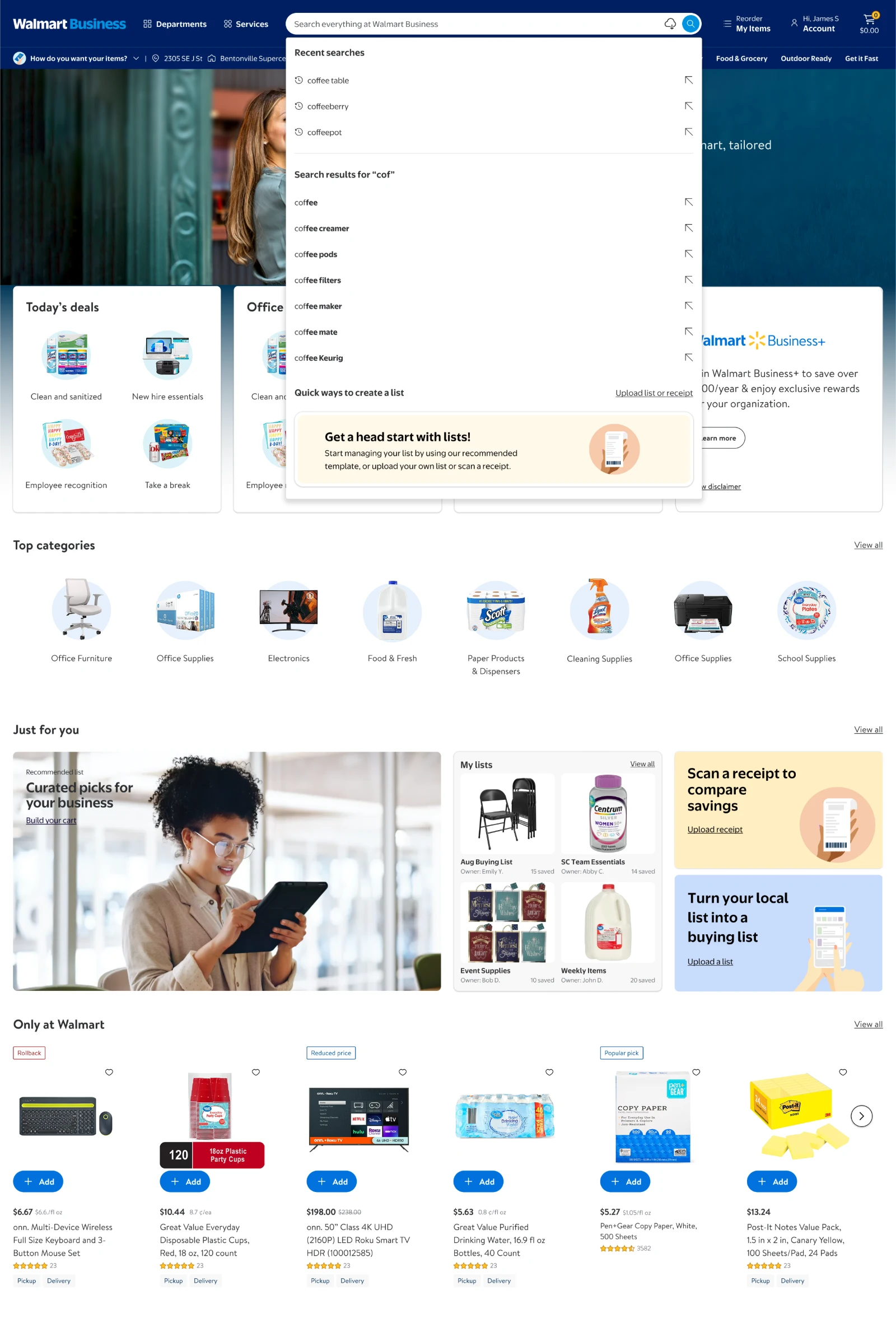 Walmart - Search Upload
